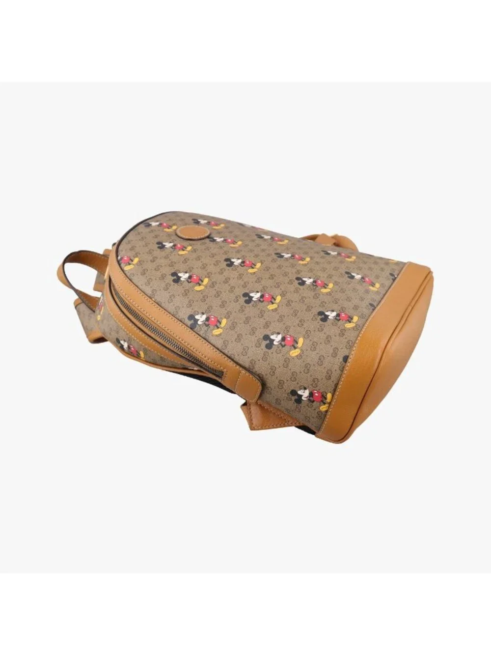 Gucci Three Little Pigs Brown Leather Backpack